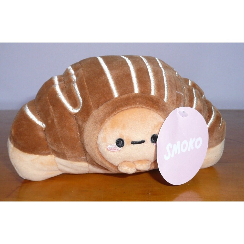 Smoko Tayto Potato Croissant Mini Mochi Plush NWT Kawaii Food Stuffed Animal